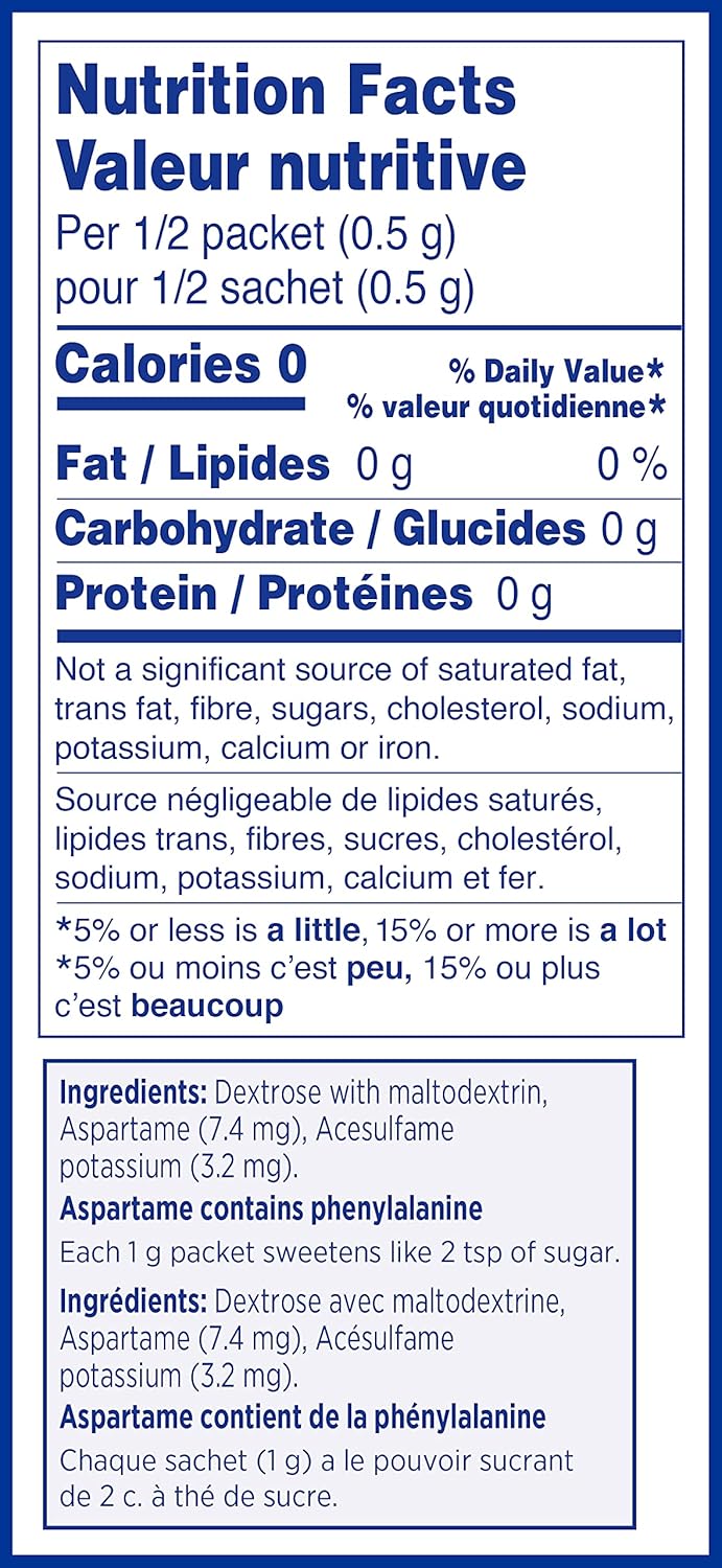 EQUAL 0 Calorie Sweetener, Sugar Substitute, Zero Calorie Sugar Free Sweetener Packets, Sugar Alternative, 2000 Count