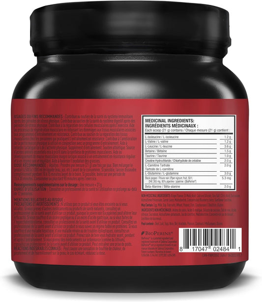 Post JYM Active Matrix,運動後補充劑,含支鏈胺基酸、麩醯胺酸、鹽酸肌酸、β-丙胺酸等,JYM Supplement Science,葡萄味糖果,20 份