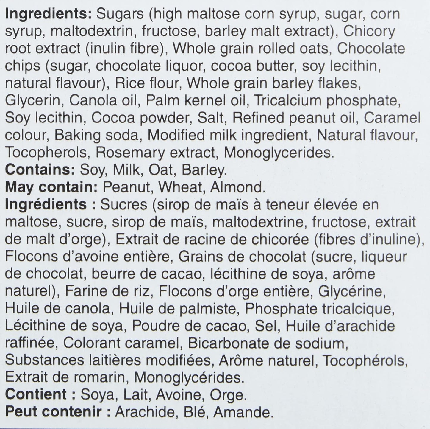 FIBRE 1 Oats and Chocolate Chewy Bars, Naturally Flavoured, Pack of 5 Bars, Snack Bars