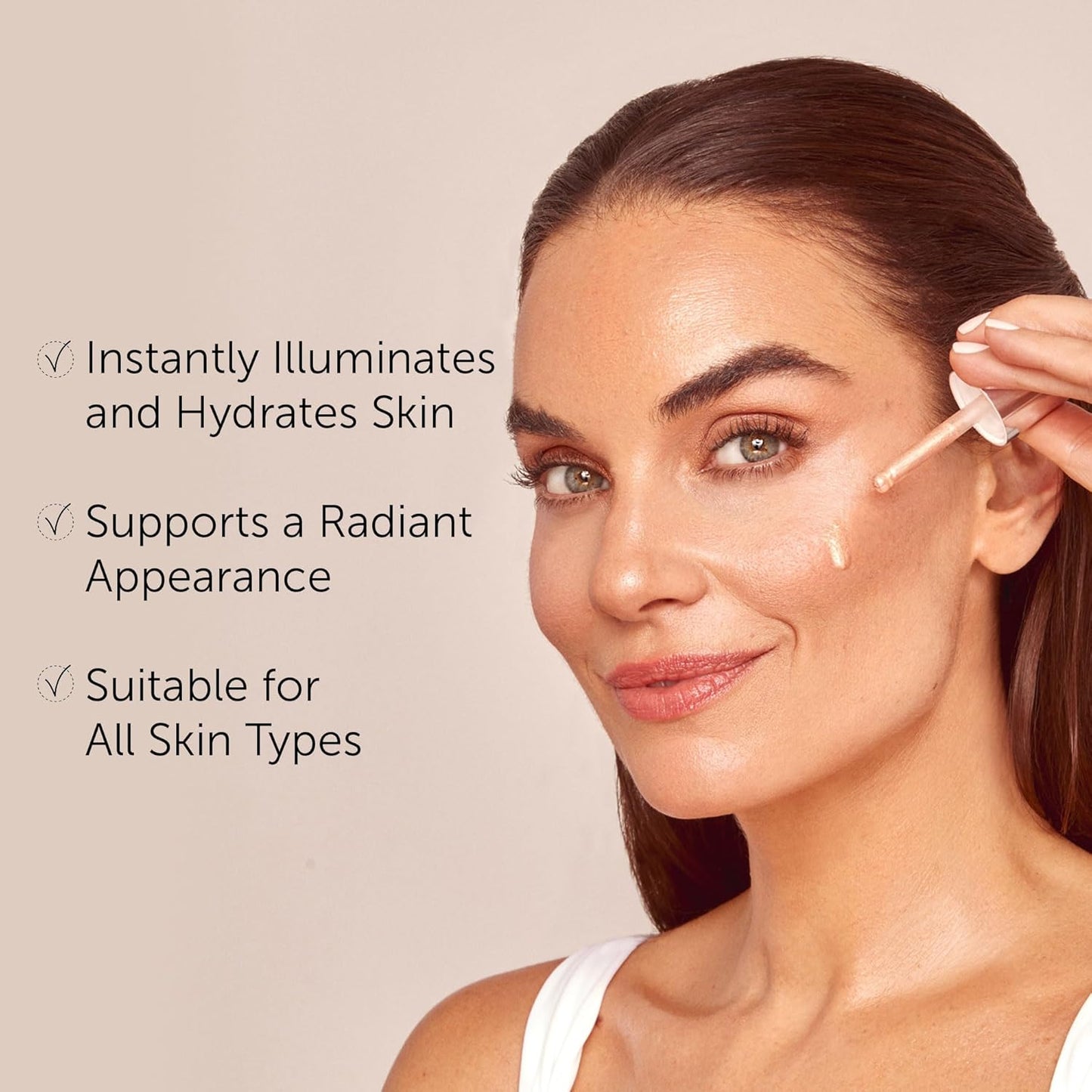 111Skin 玫瑰金亮澤精華,男女通用 - 0.68 盎司