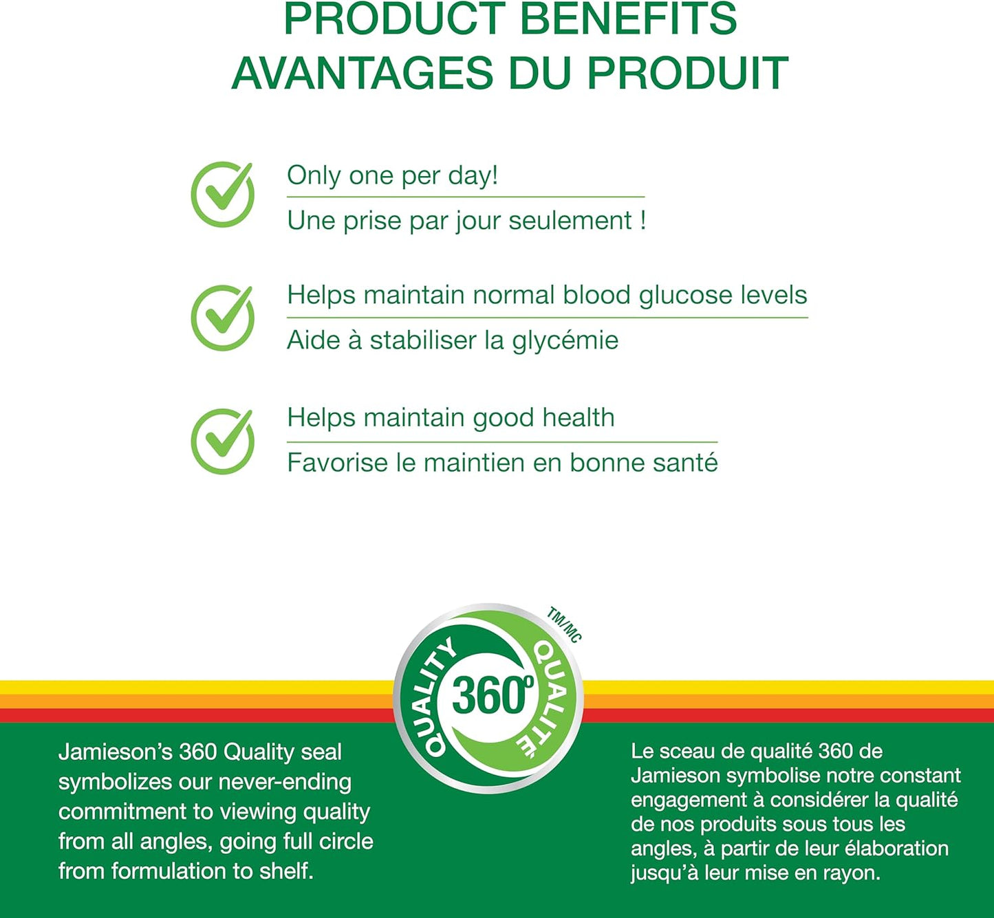 Jamieson 蘋果醋含鉻膠囊,有助於維持正常血糖水平並促進新陳代謝。每日一片,素食,非基因改造,無麩質,120 粒