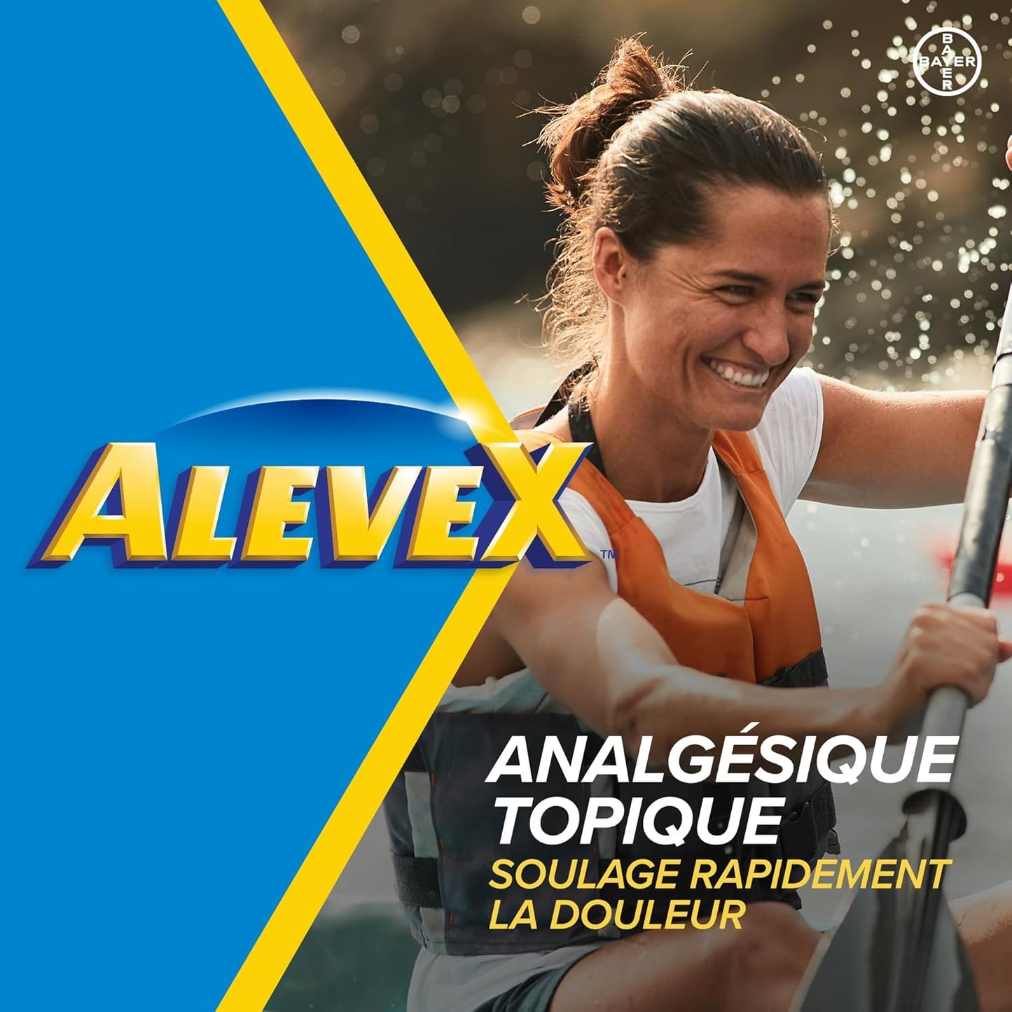 AleveX Topical Pain Relief Lotion - For Muscle And Joint Pain, Back Pain, And Arthritis Pain Relief, Contains Maximum Strength Cooling Menthol with Camphor, With Massaging Rollerball Applicator, 72g