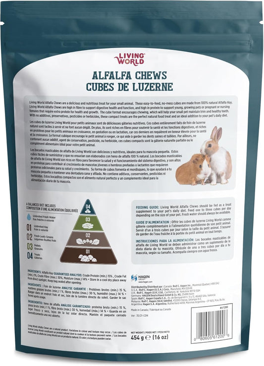 Living World Canadian Alfalfa Chews - 454g