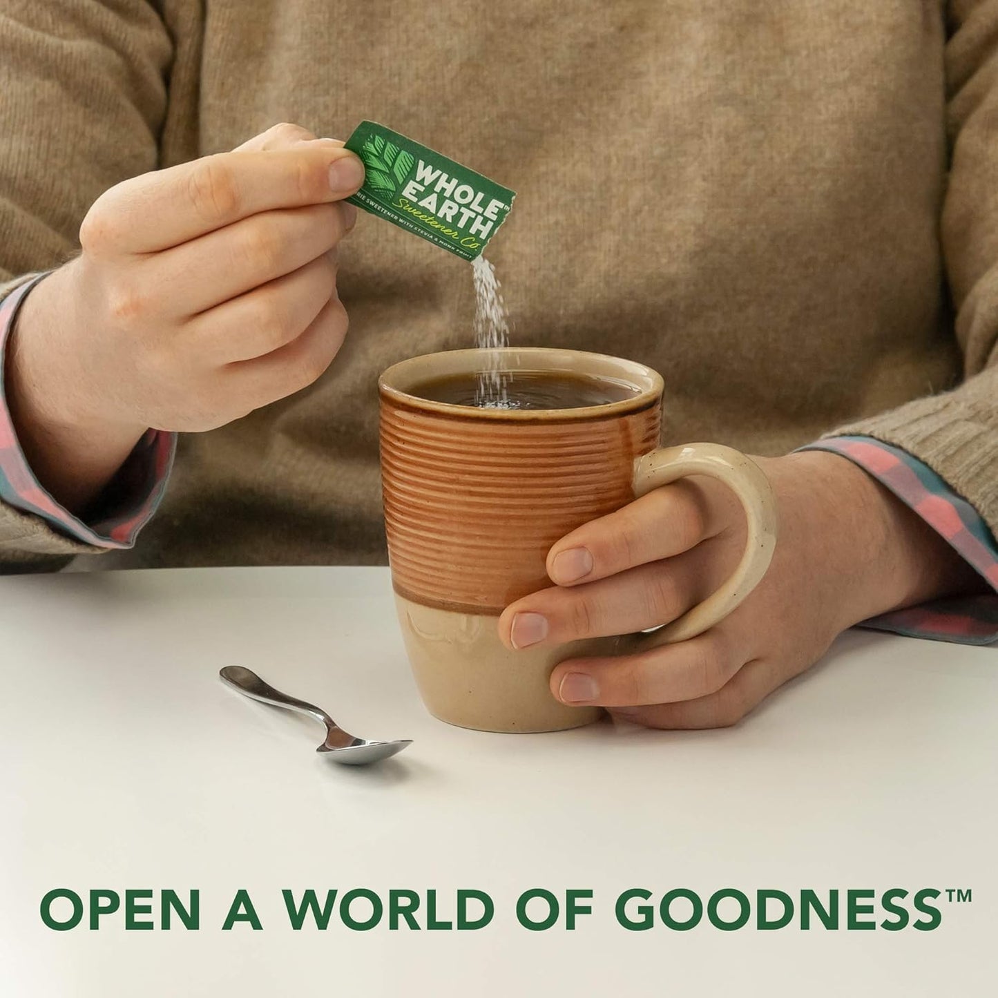 Whole Earth Sweetener Company 甜菊糖和罗汉果甜味剂、赤藓糖醇甜味剂、Sweet Leaf 甜菊糖包、糖替代品、天然甜味剂、80 粒装
