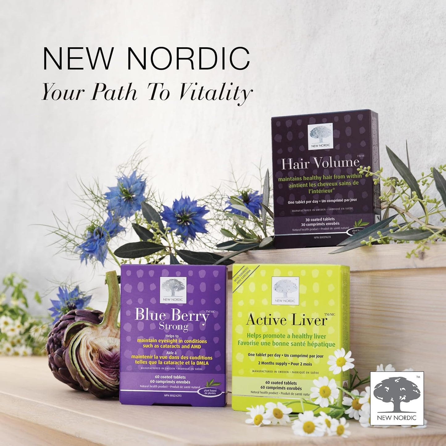New Nordic 南非醉茄软糖 - 缓解压力和补充能量的膳食补充剂 - 无糖、非转基因、无麸质和无乳制品 - 60 粒素食软糖