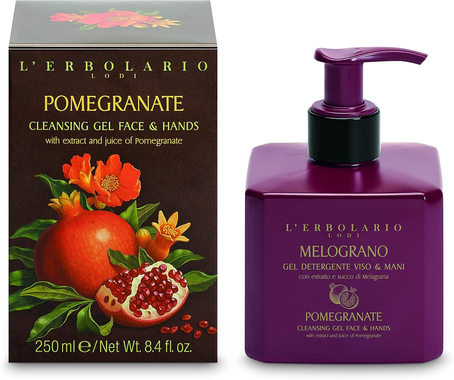 L'Erbolario LErbolario Cleansing Gel Face and Hands - Pomegranate Cleanser Unisex 8.4 oz
