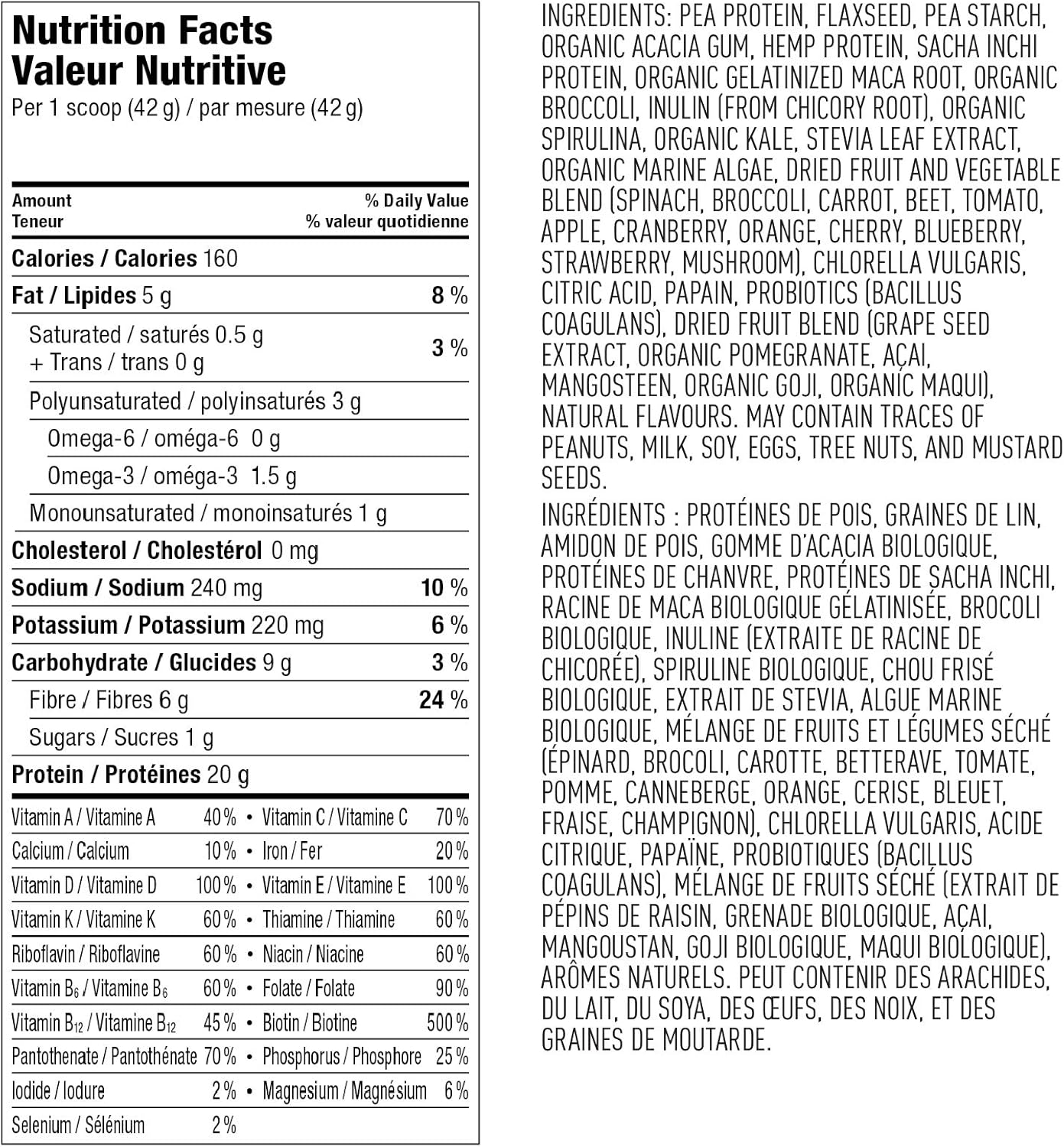 Vega Sport 蛋白粉(莓果味,19 份)+ Vega 多合一素食蛋白粉(混合莓果味,20 份)