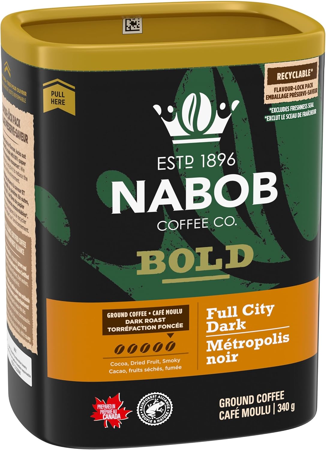 Nabob Dark Roast Full City Dark,6 支裝