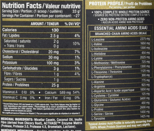 ALLMAX Nutrition - CaseinFX - 100% Casein Micellar Protein - Vanilla - 2 Pound