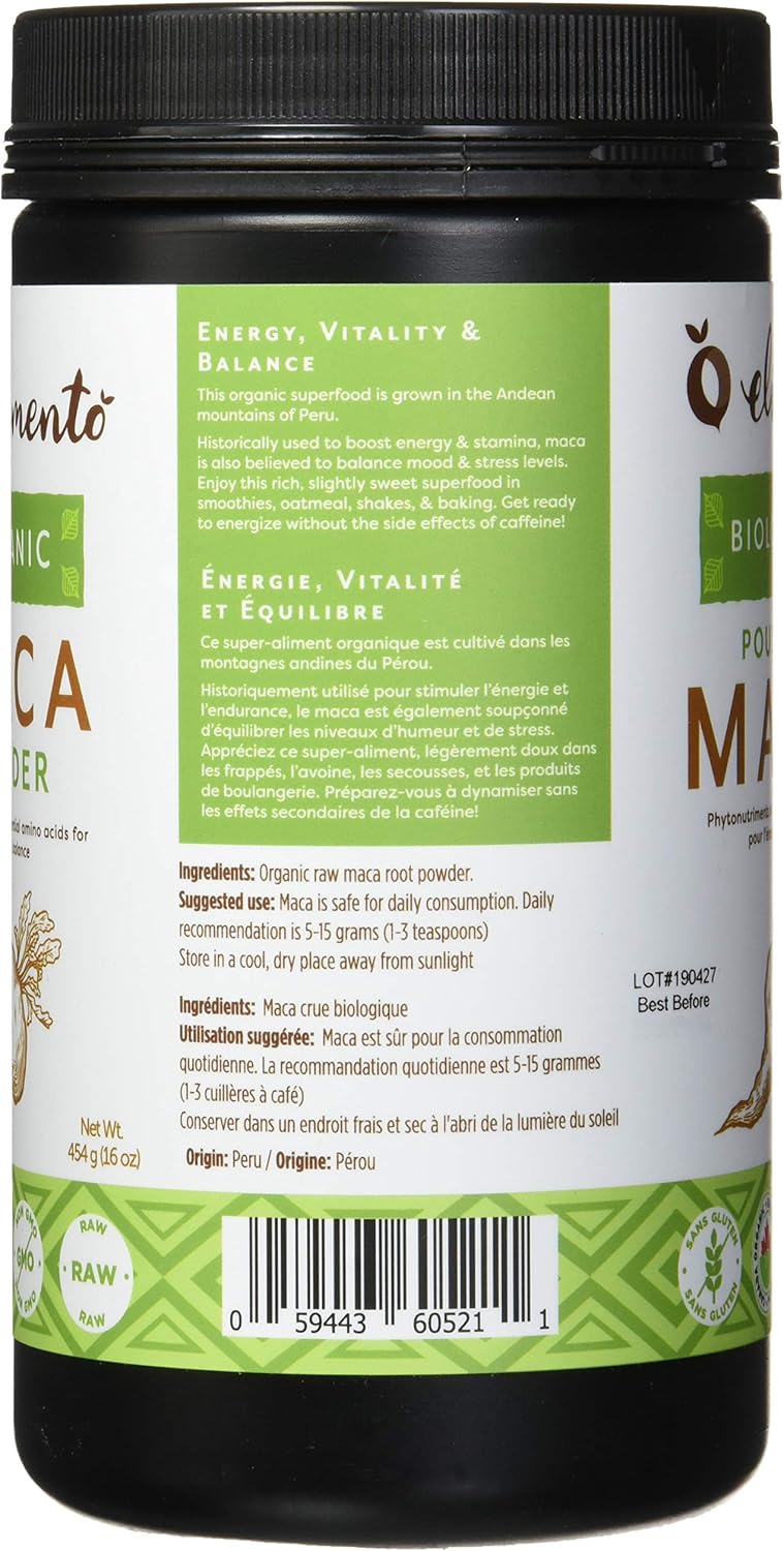 Elimento 有機生瑪卡粉,1 磅