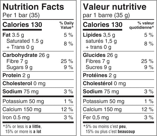 Fibre 1 - VALUE PACK SIZE - Oats and Chocolate Chewy Bars, Pack of 24 Bars, Naturally Flavoured, No Artificial Colours, 840 Grams Package, Snack Bars, Made with Real Chocolate