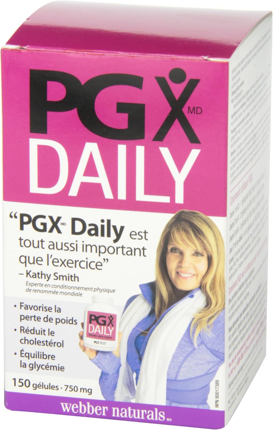 Webber Naturals PGX Daily, Softgel, 750 mg, 150 Count