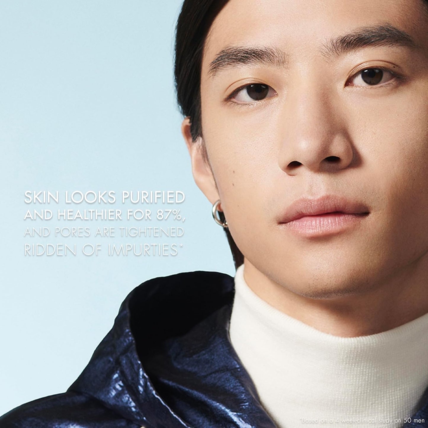 碧欧泉男士洁面乳,T-Pur 抗油光粘土洁面乳,男士净化去角质锌洁面乳(适合中性至油性皮肤),男士圣诞礼物,125 毫升