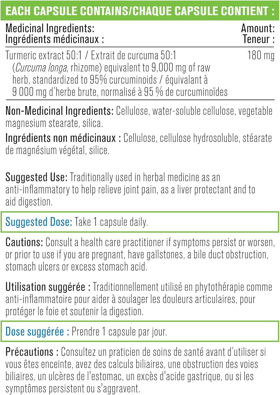 Progressive Health 姜黄素,9,000 毫克生草本,30 粒素食胶囊 30 粒