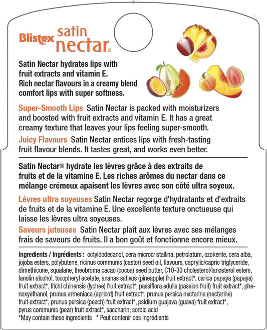 Blistex Satin Nectar Value Variety Pack 3 count