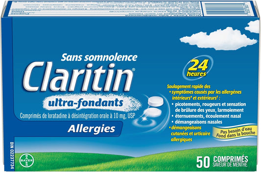 开瑞坦速溶抗过敏药,24小时不瞌睡缓解,10毫克,50片