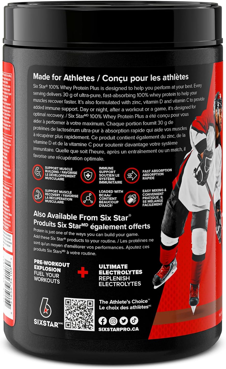 锻炼前 + 减重配方,Six Star 锻炼前爆炸式能量粉和乳清蛋白粉,Six Star 100% 乳清蛋白 Plus,乳清分离蛋白和肽,瘦蛋白粉