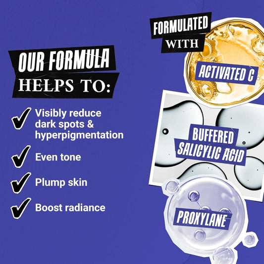 Kiehl's Clearly Corrective Dark Spot Serum, Brightening Facial Serum, Reduces Hyperpigmentation & Post-acne Marks, with Vitamin C & Salicylic Acid, All Skin Types, Paraben-free