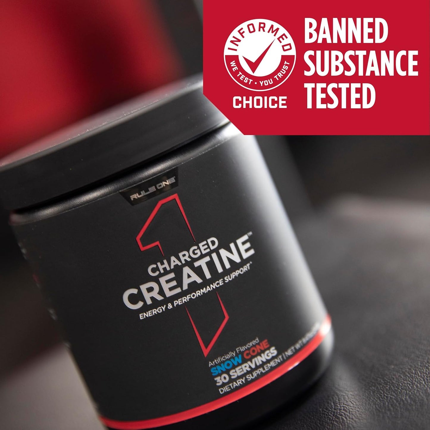 Rule 1 Charged Creatine 30 serv Mandarin Mango - 240 g