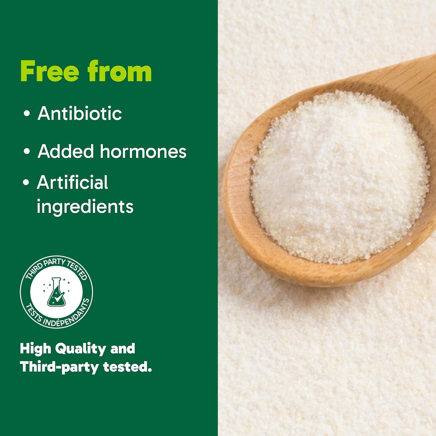 Organika Canadian-Made Enhanced Collagen Powder - for Healthy Hair, Skin, Nails, and Joints. Hydrolyzed Protein Peptides for Better Absorption- Grass-Fed, Non-GMO- Unflavoured- 750g