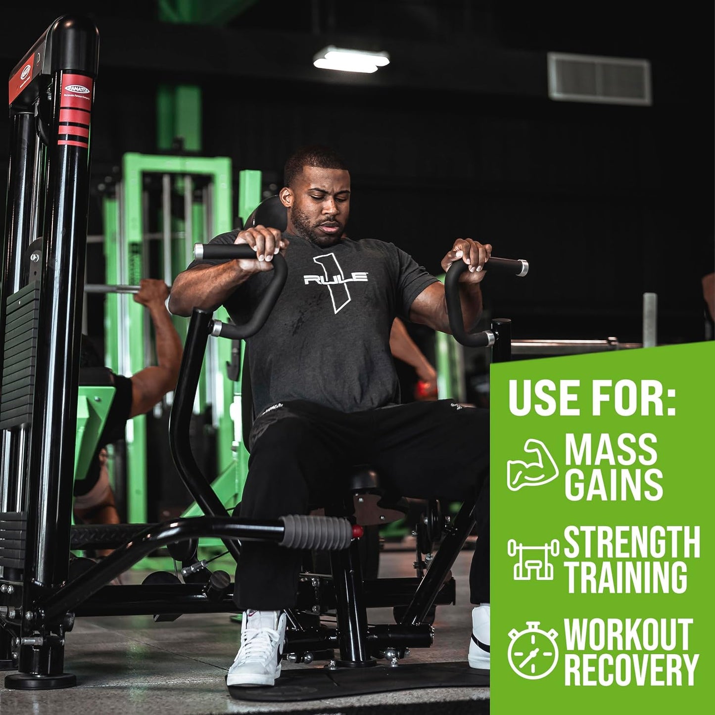 Rule 1 Mass Gainer 16 serv Strawberries & Crème 11.43 lbs