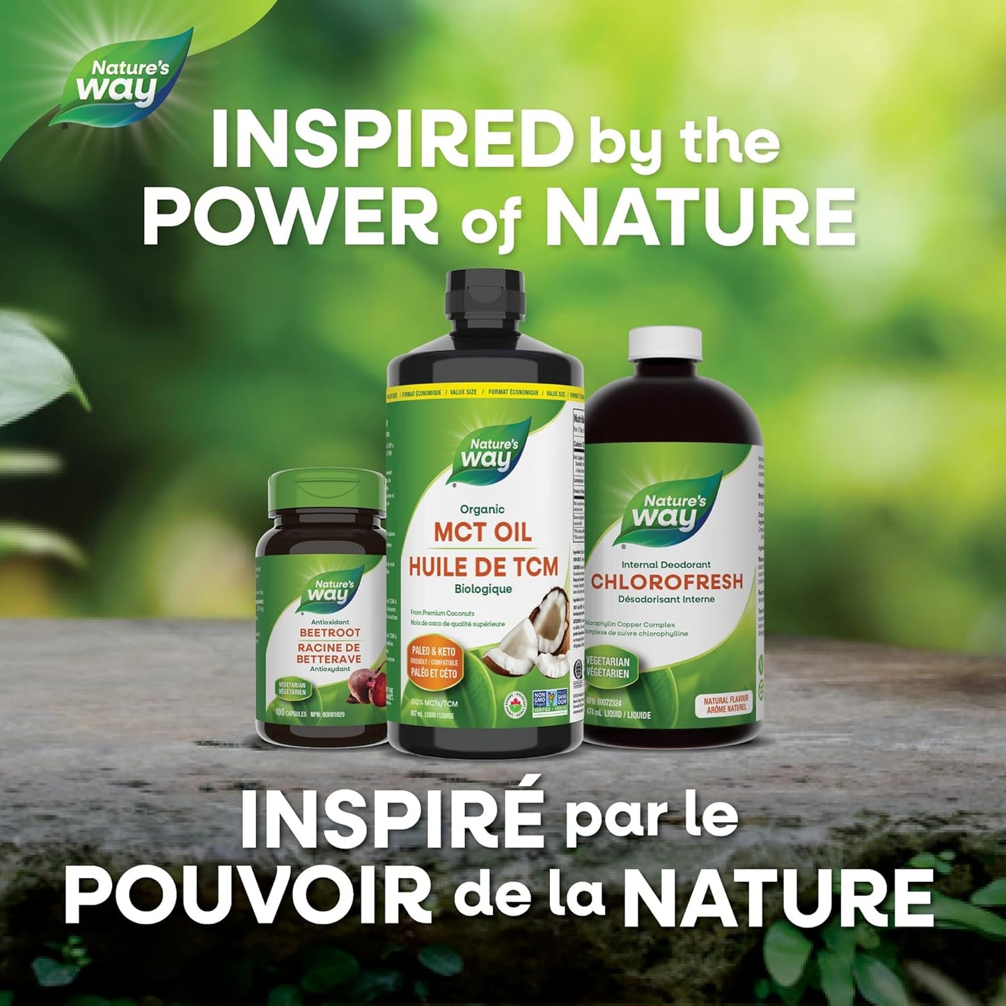 Nature's Way 100% 純正 MCT 椰子油 – 每份含 14 克 MCT – 原始人飲食和生酮飲食友好 – 有機認證 – 非基因改造項目認證 – 素食、無麩質、無味 – 無填充油 – 887 毫升,超值裝