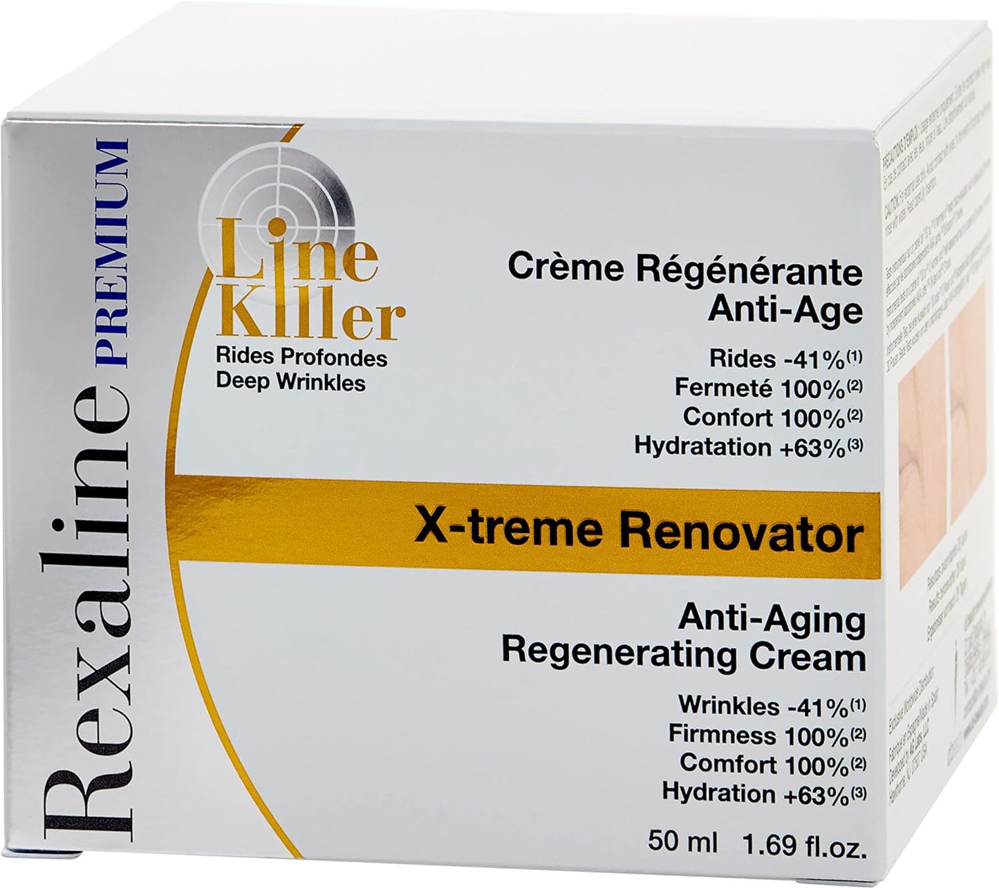 Rexaline Line Killer X-Treme Renovator Anti-Aging Regenerating Cream Cream Unisex 1.69 oz