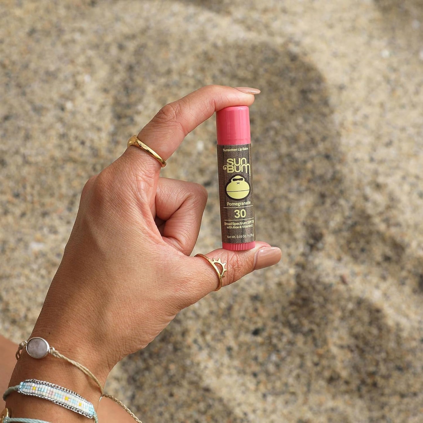 Sun Bum 防曬潤唇膏,石榴味,Spf 30,石榴味,4.25 克