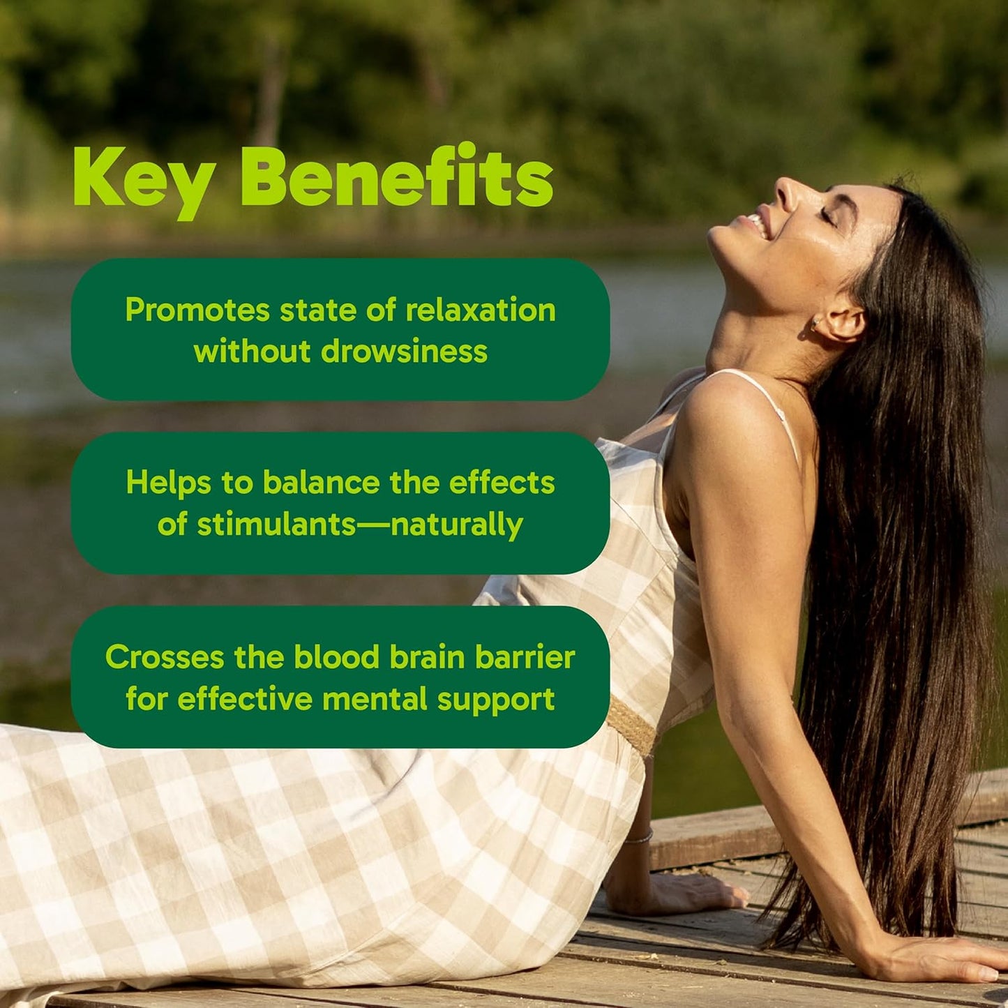 Organika 加拿大製造 L-茶氨酸,加量裝 225 毫克 - 促進放鬆,不瞌睡,緩解壓力,純天然來源,快速起效 - 110 粒膠囊