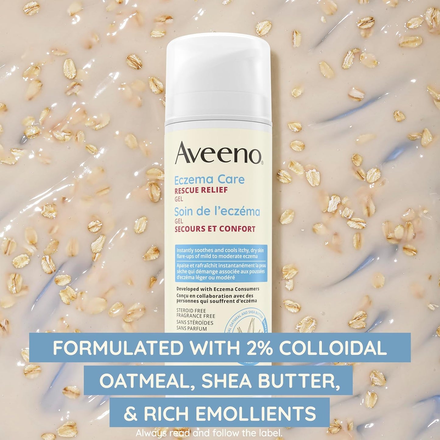 AVEENO 湿疹急救凝胶霜 150 毫升