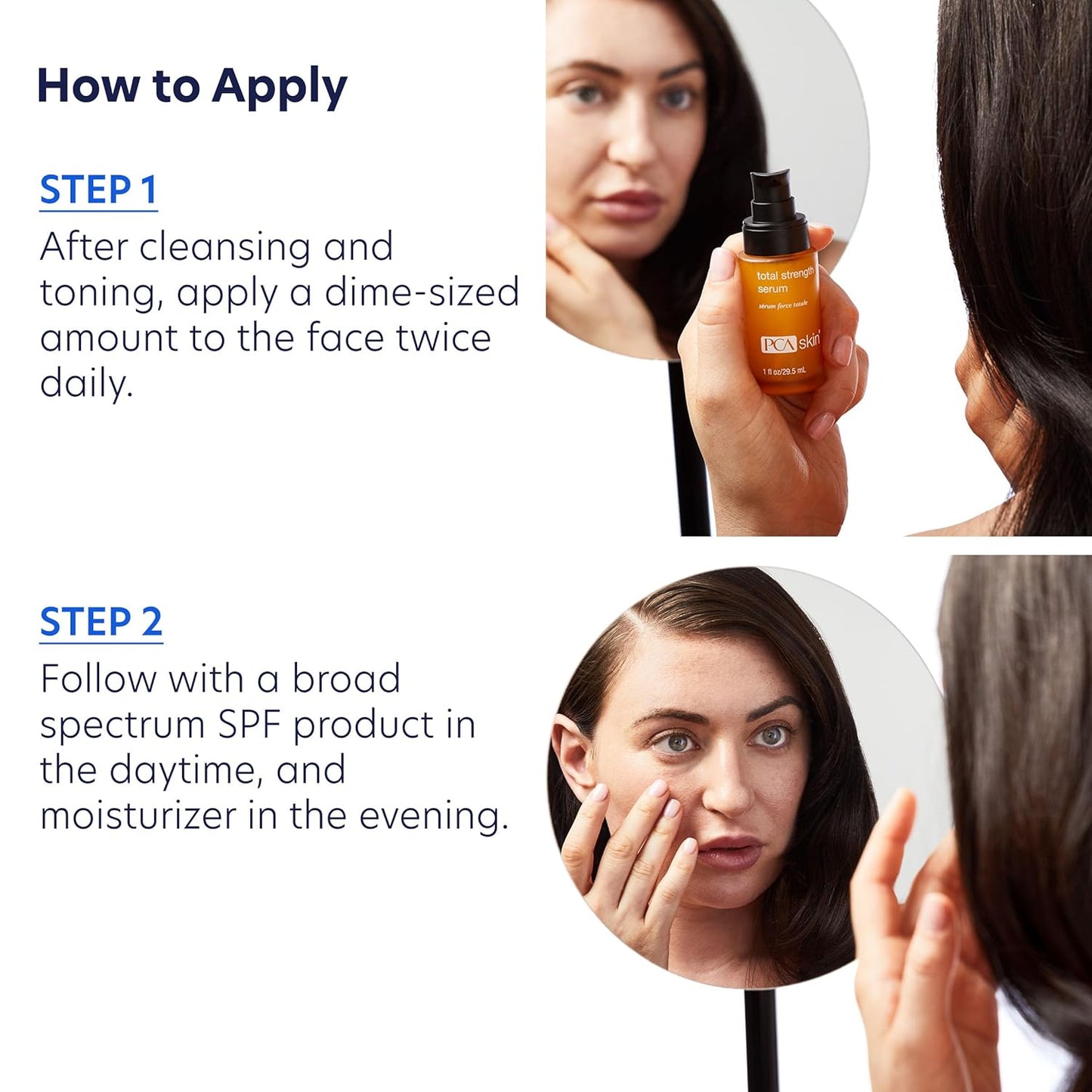 PCA SKIN Total Strength Serum, Aging Skin Strengthener, 1 Fl Oz