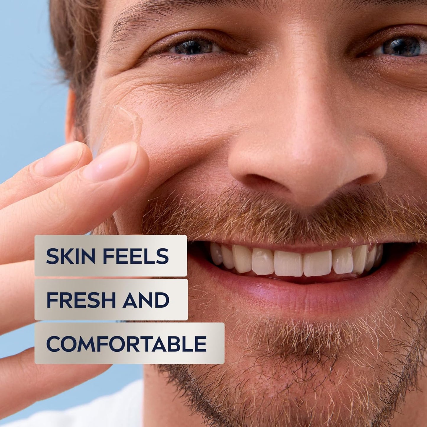 NIVEA MEN Sensitive Skin Face Wash, Soap-Free Gentle Face Cleanser with Chamomile and Vitamin E, Men's Face Wash for Sensitive Skin, No Drying Alcohol, Dermatologically-Tested Skin Care, 150mL