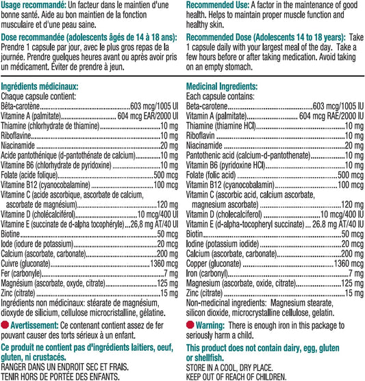 Quest® His Daily One™ for Teen Boys (90 Capsules)