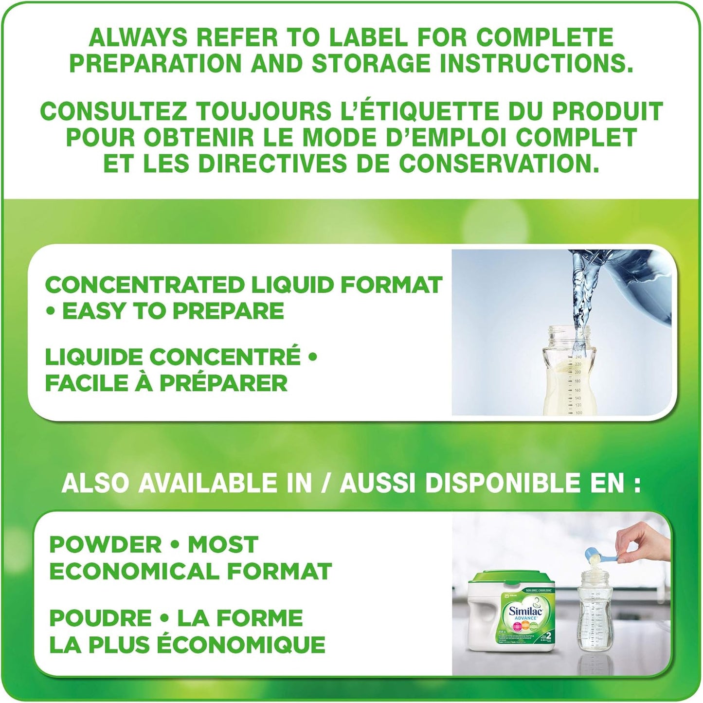 Similac Advance Step 2 Non-GMO Baby Formula, Concentrated Liquid, 12 x 385 mL, 6-24 Months