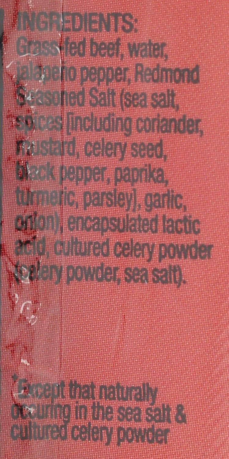 Nick's Sticks 100% 草饲牛肉零食棒 辣味 48 克