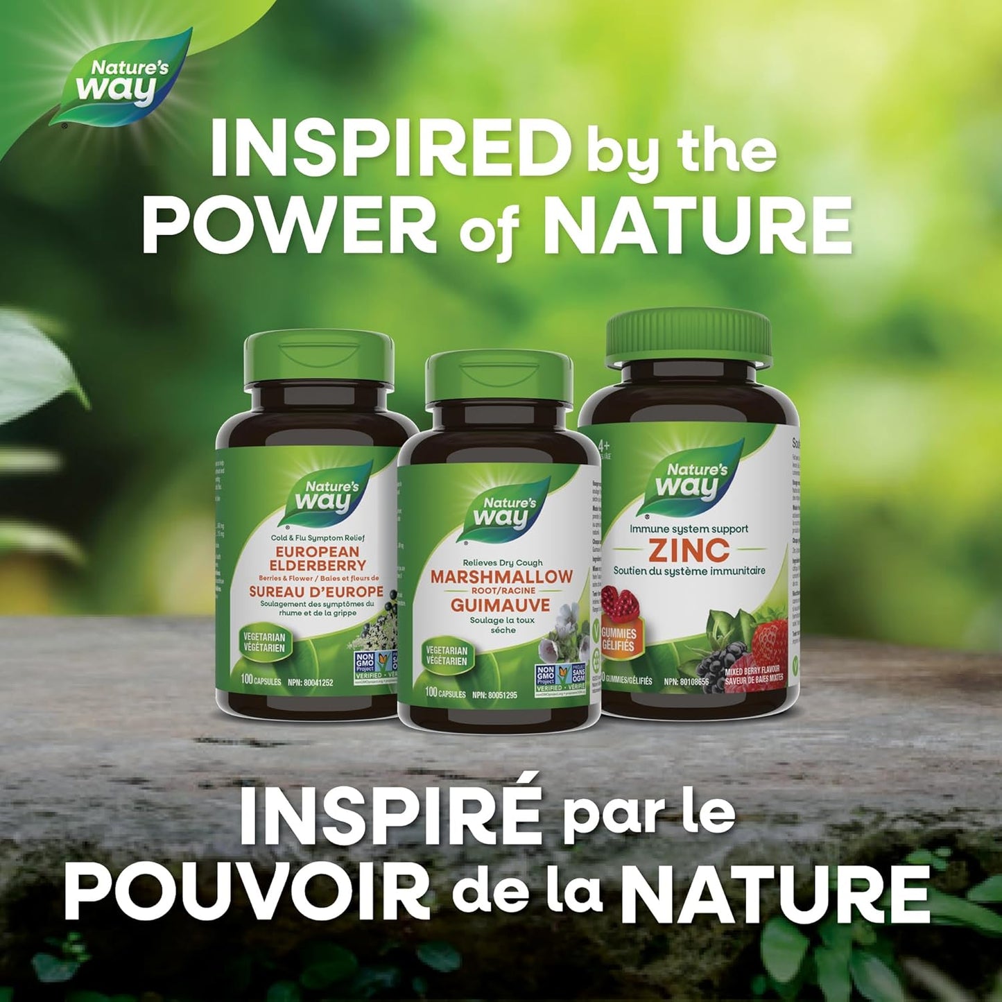 Nature’s Way 药蜀葵根 - 缓解干咳,含药蜀葵根 - 100 粒素食胶囊