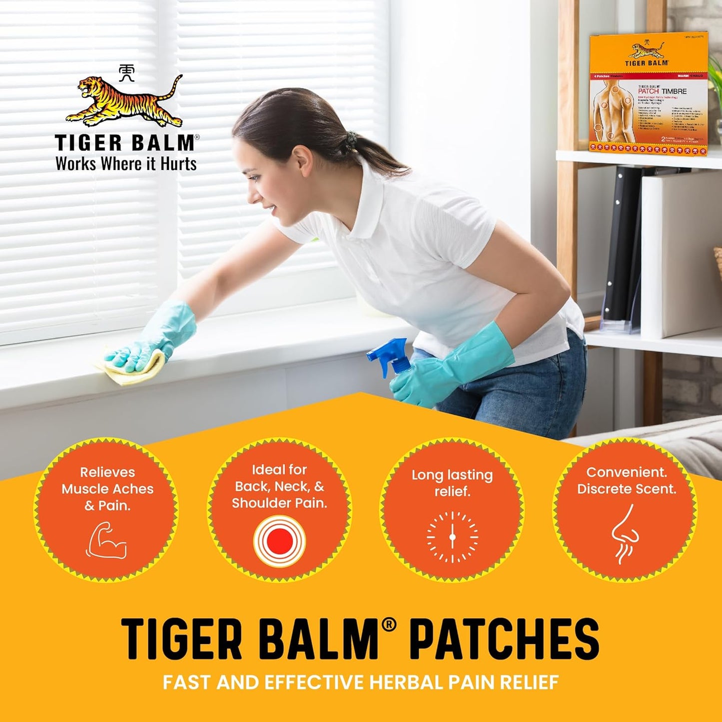 Tiger Balm Pain Relieving Patch
