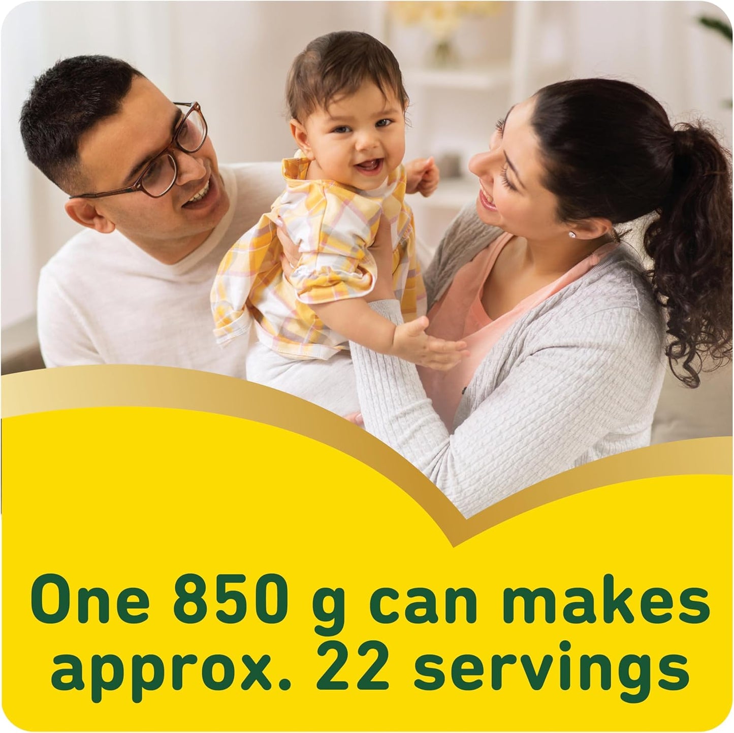 NIDO 1+ 幼兒牛奶營養補充劑,含鈣、維生素 D 和 A、鎂、益生菌、DHA,促進牙齒、肌肉、骨骼、免疫系統和大腦發育,850 克