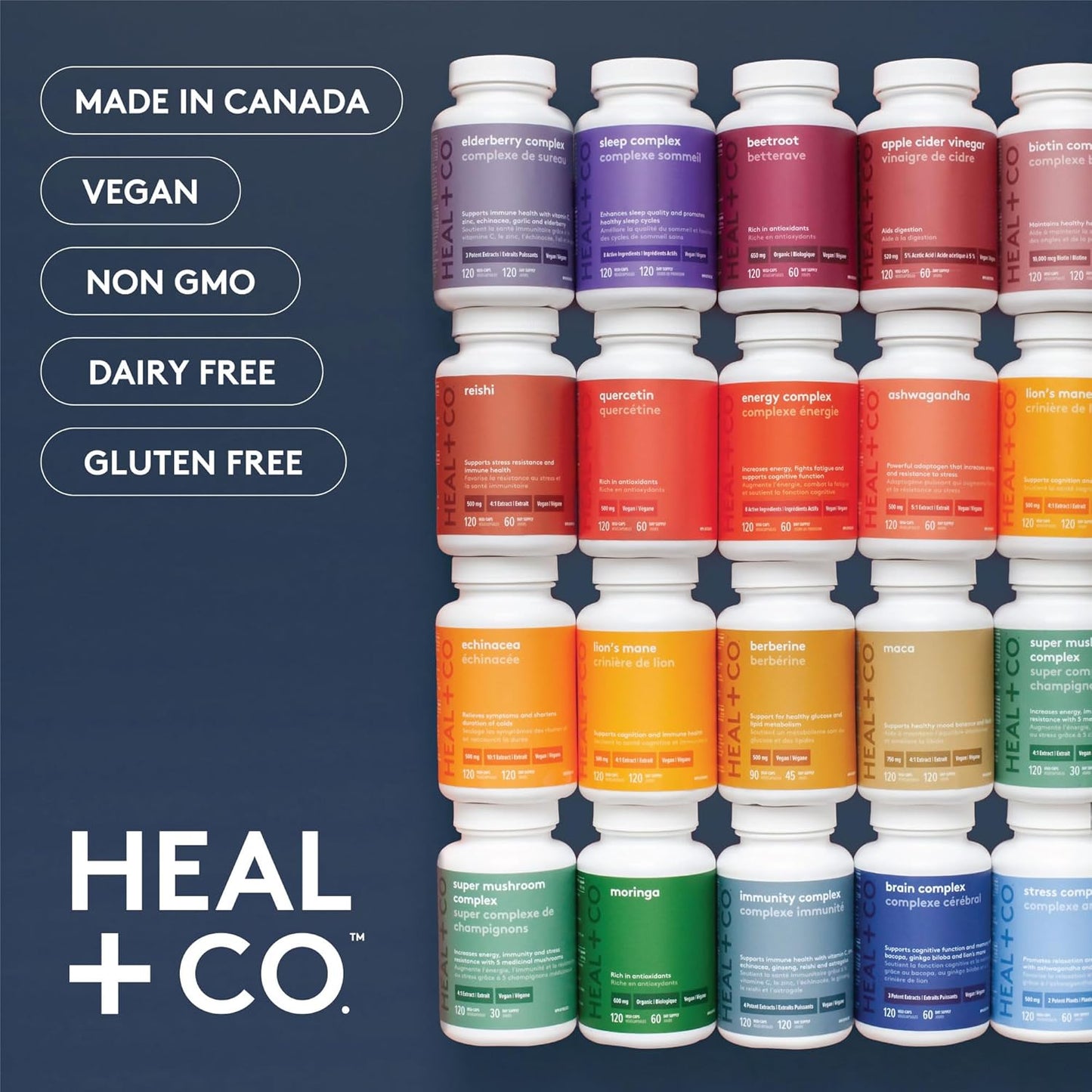 Heal + Co. Moringa 120 Capsules