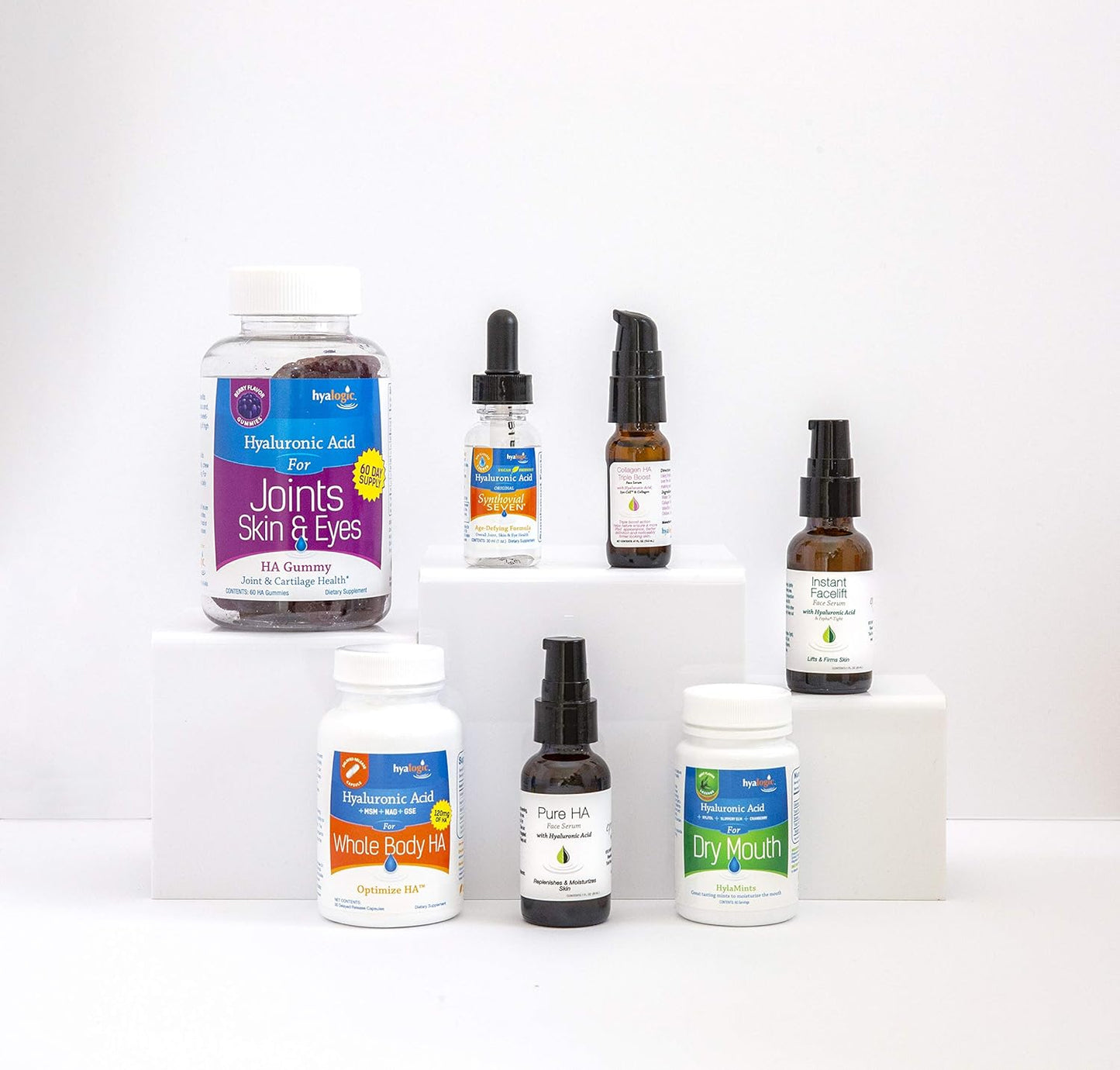 HA洁面乳,透明质酸洁面乳——保湿滋润,不含防腐剂,每日面部磨砂膏,含膨润土——自然焕发年轻光泽肌肤!(8盎司)Hyalogic出品