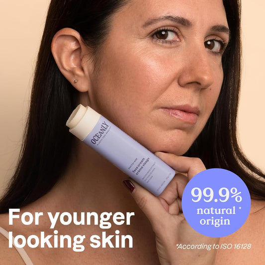 ATTITUDE Oceanly 面霜棒,加拿大制造,经 EWG 认证,不含塑料,植物和矿物质成分,纯素美容产品,PHYTO AGE,无香型,8.5 克