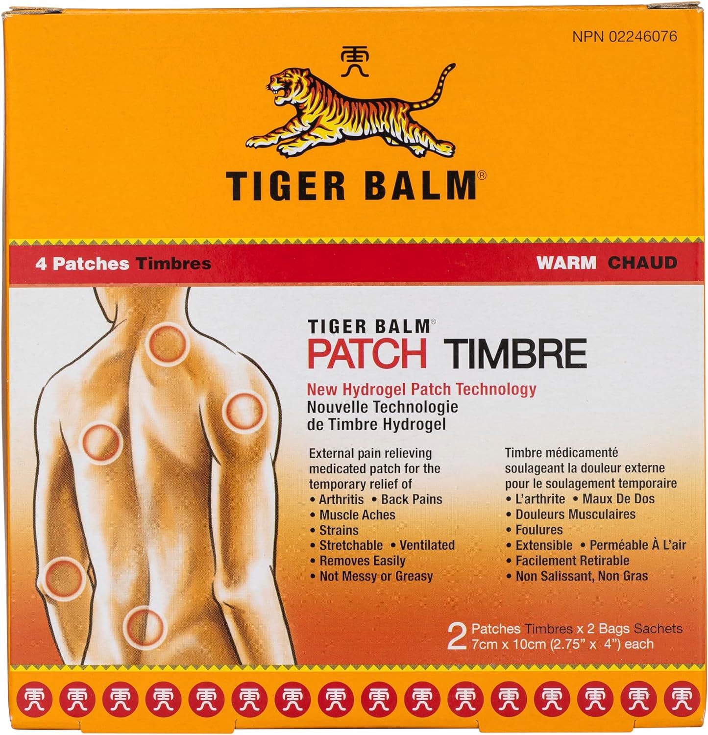 Tiger Balm Pain Relieving Patch