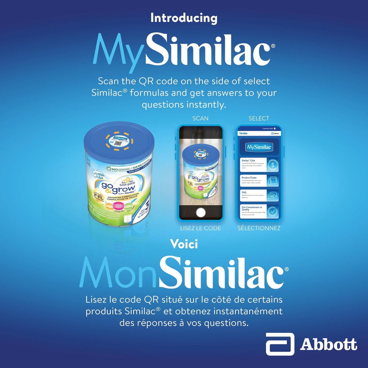 Similac Go & Grow 3 段幼兒飲料,含 2'-FL。免疫支持創新:2'-FL,粉劑,12-36 個月,牛奶味,850 克,1x850 克