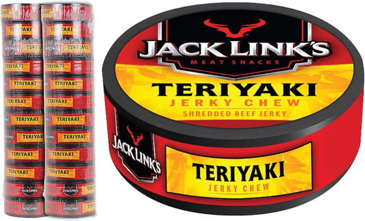 Jack Link's 牛肉干咀嚼片,照烧味,0.32 盎司(24 包)