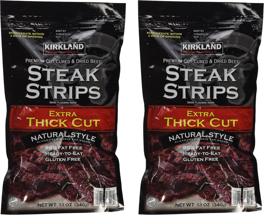 Kirkland Signature 优质牛排肉干 12 盎司(2PAK)