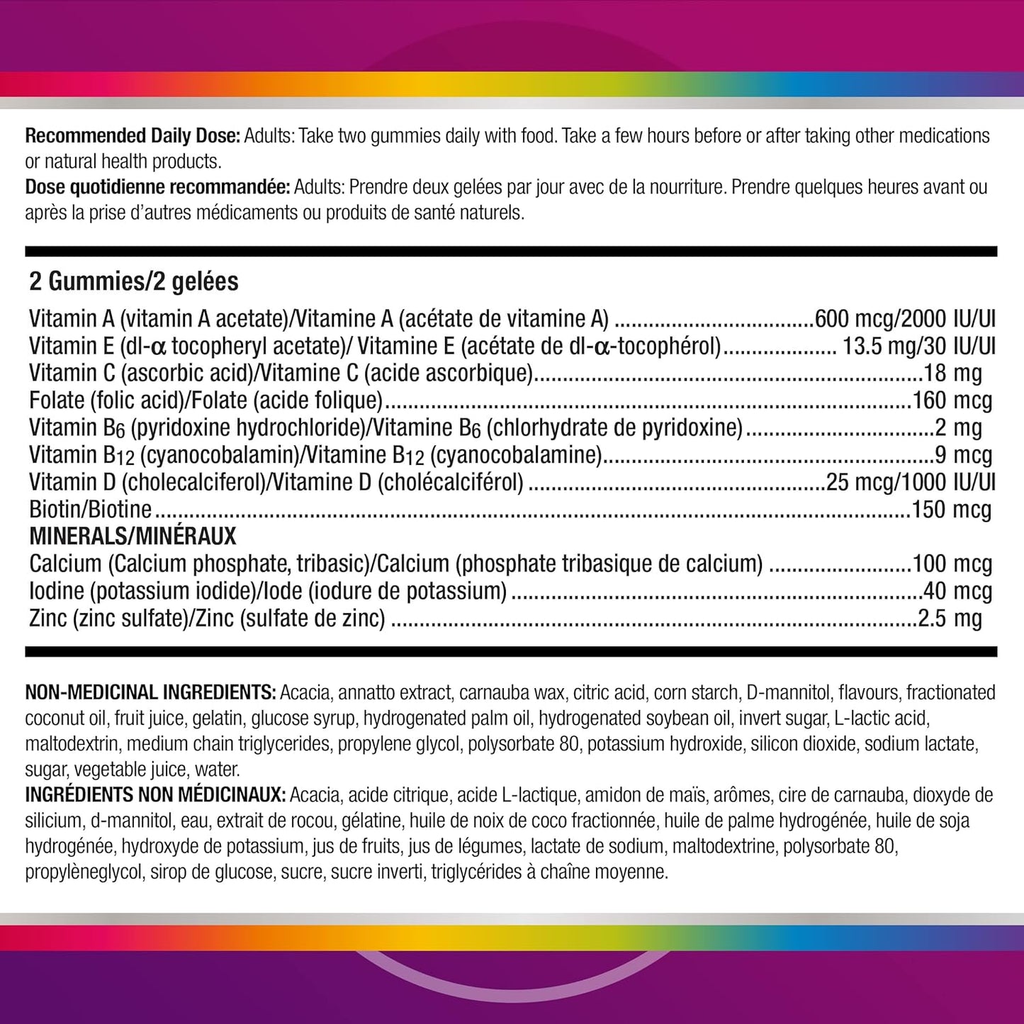 Centrum 女性多种维生素/矿物质软糖,樱桃、浆果和橙子口味,130 粒软糖(包装可能有所不同)