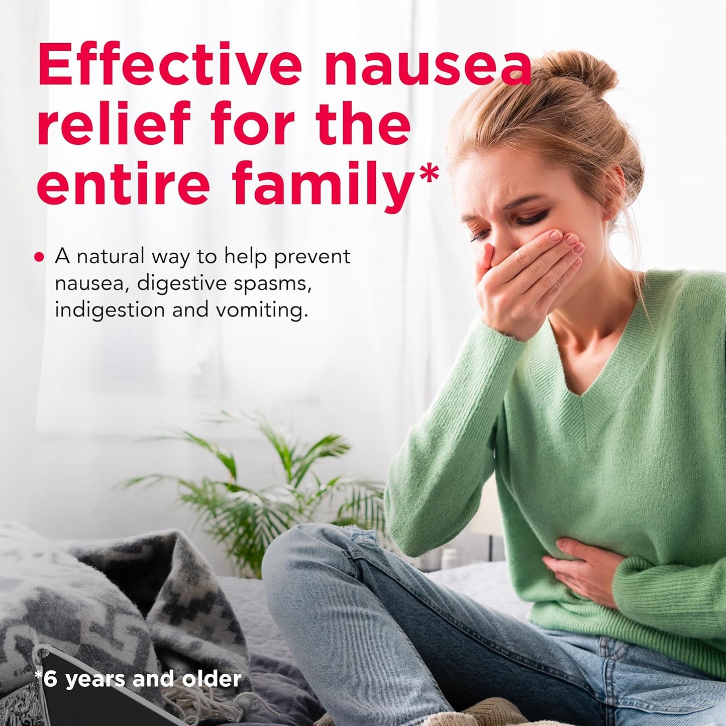 Adorable Anti-Nausea Ginger Liquid – Non-Drowsy Nausea & Upset Stomach Formula – 60 mg of Ginger per dose - 50 mL