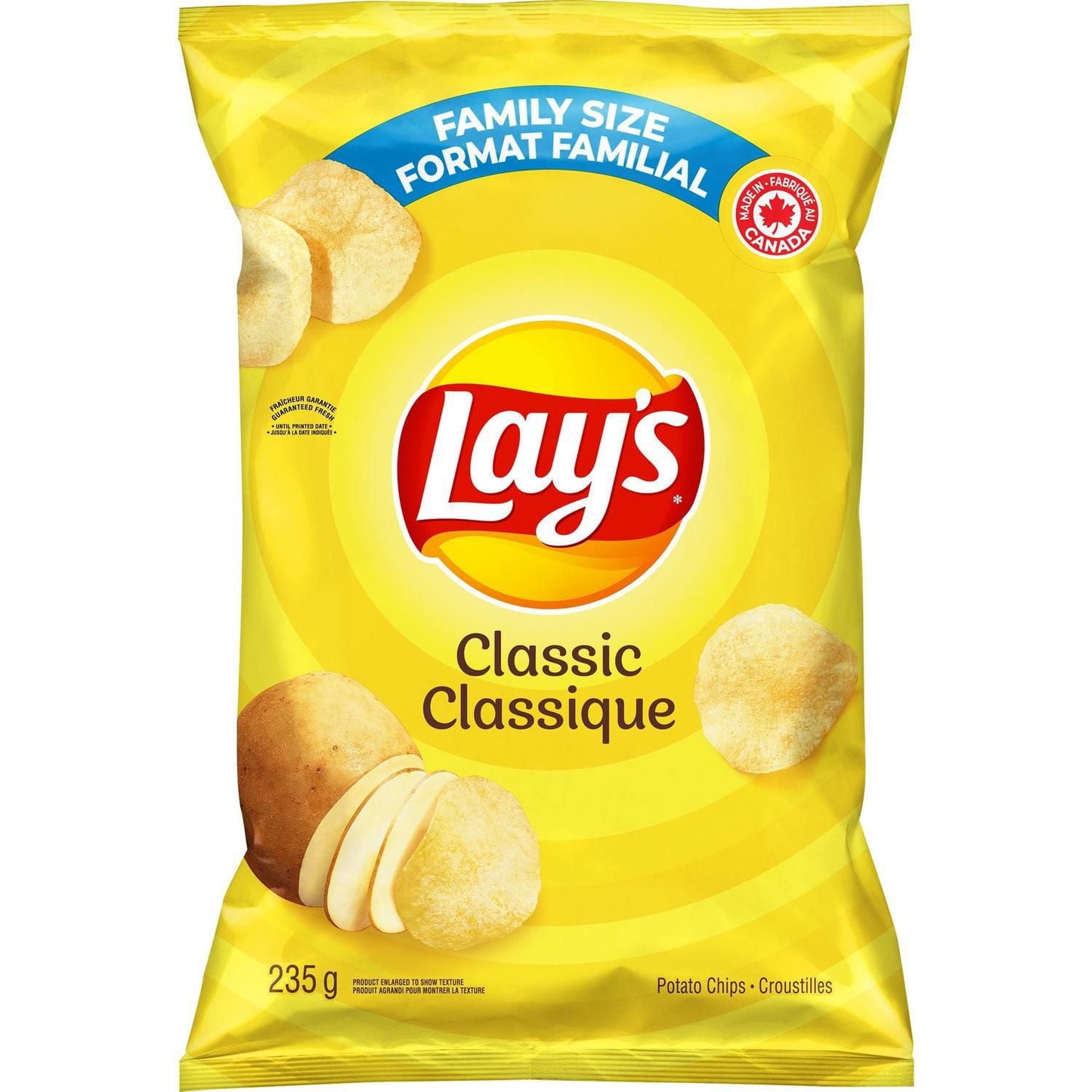 Lay's Classic Potato Chips, 235 g.