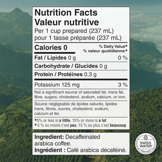 McCafe 优质深烘焙脱咖啡因研磨咖啡,640 克,可与 Keurig 咖啡机搭配使用