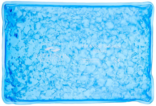 Performa 可重复使用冰敷和热敷凝胶包,适用于膝盖、肩膀、脚踝和背部的柔性冰敷和热敷包,用于损伤和恢复的热敷或冷敷疗法,半尺寸 7.5 英寸 x 11 英寸,6 个一盒